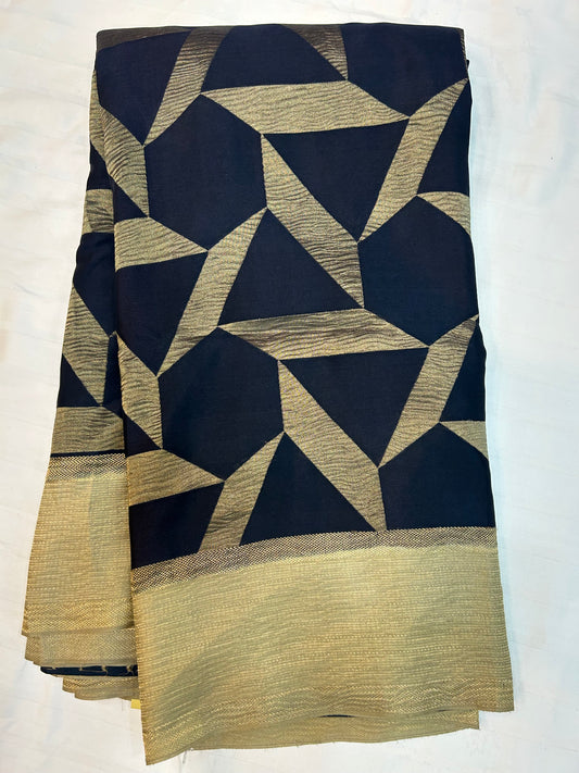 Brocade Mysore silk