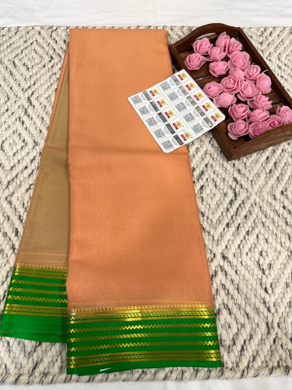 Mysore silk sarees light weight pattern