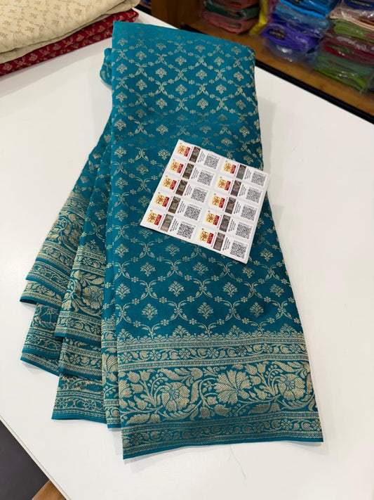 Mysore silk brocade sarees