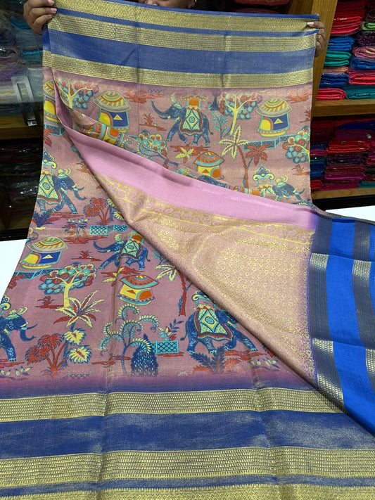 😍Digital print mysore silk sarees 😍