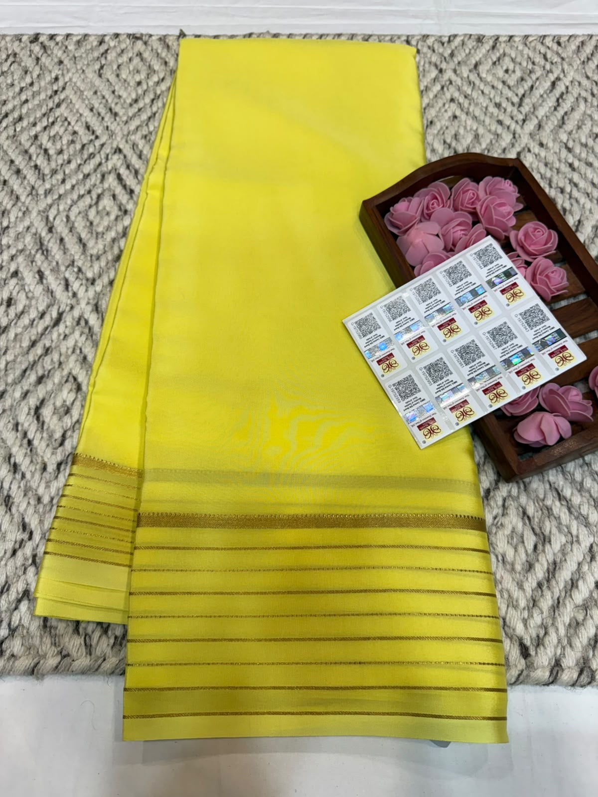 Mysore silk sarees self pattern