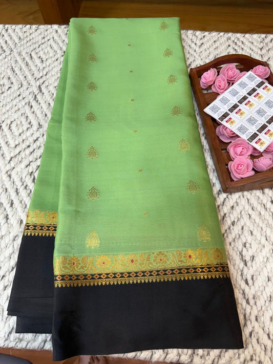 Mysore silk sarees Butta pattern