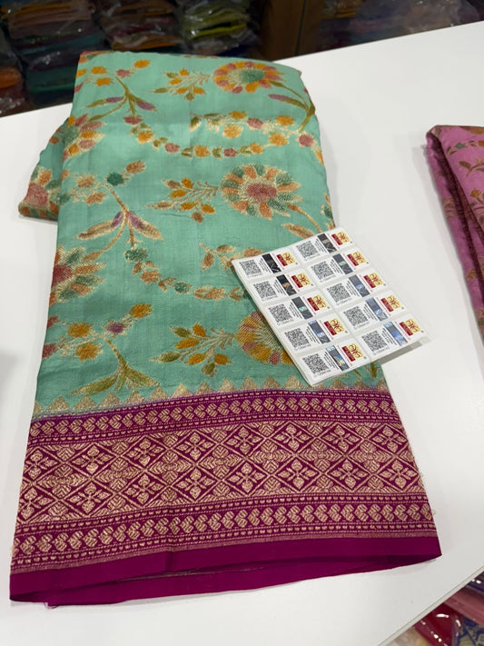 Pure Banarasi moonga silk sarees