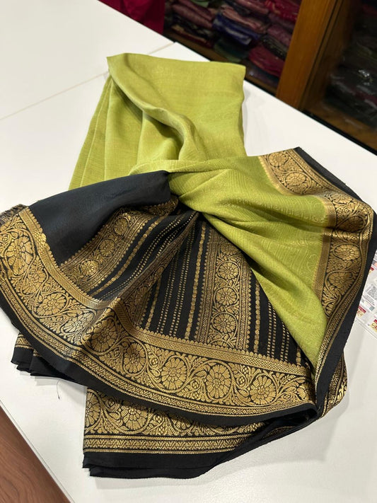 Brocade Mysore silk saree