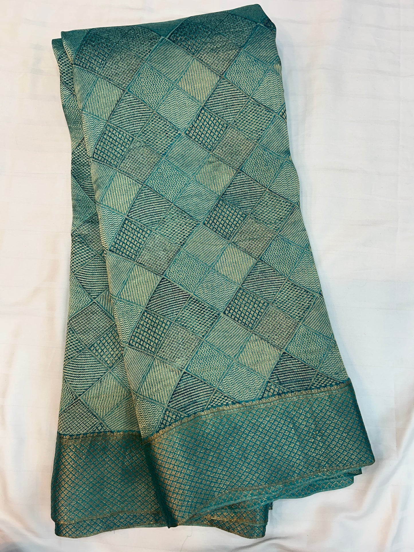 Brocade Mysore silk