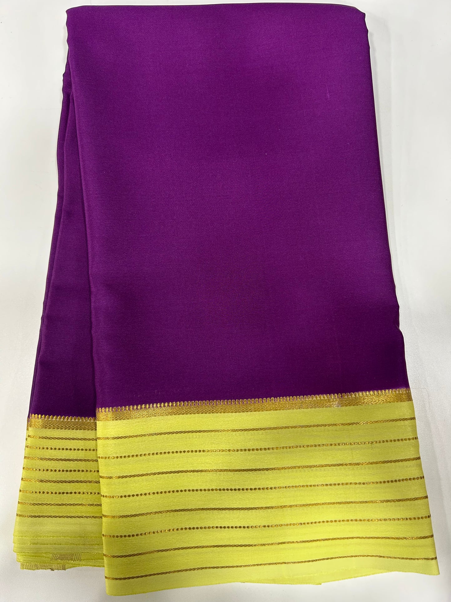 Contrast Mysore silk
