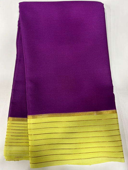 Contrast Mysore silk