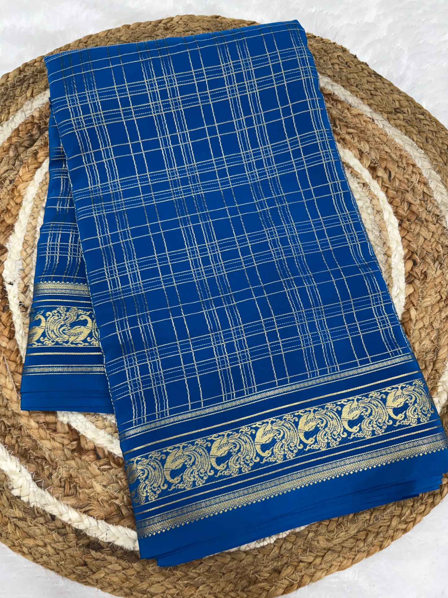 Pure zari Multi checks