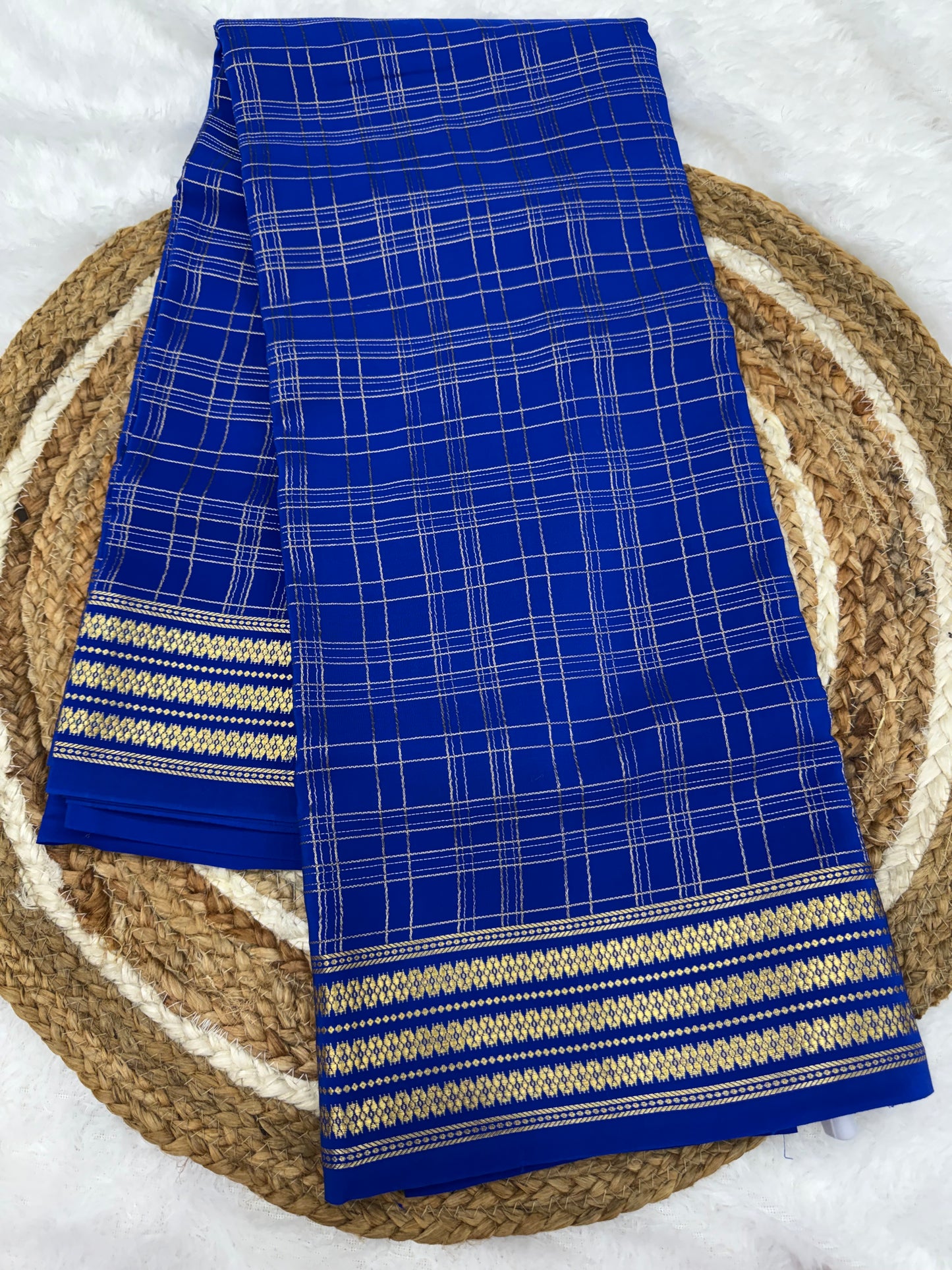 Pure zari Multi checks