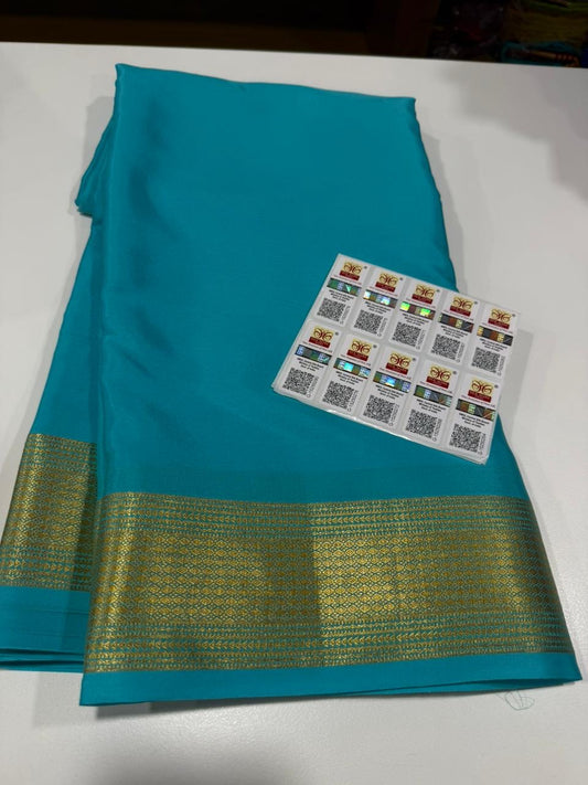 Self Pattern with rich pallu with beautiful border