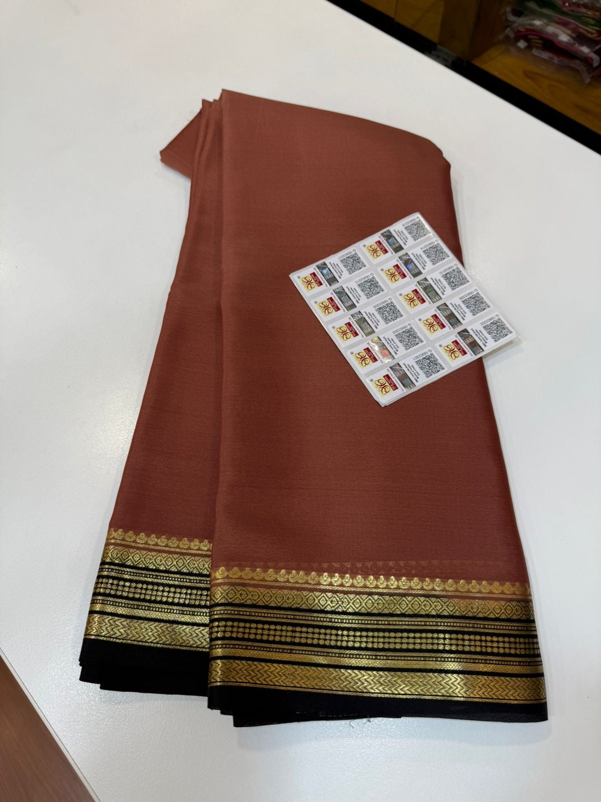 Mysore silk sarees light pattern