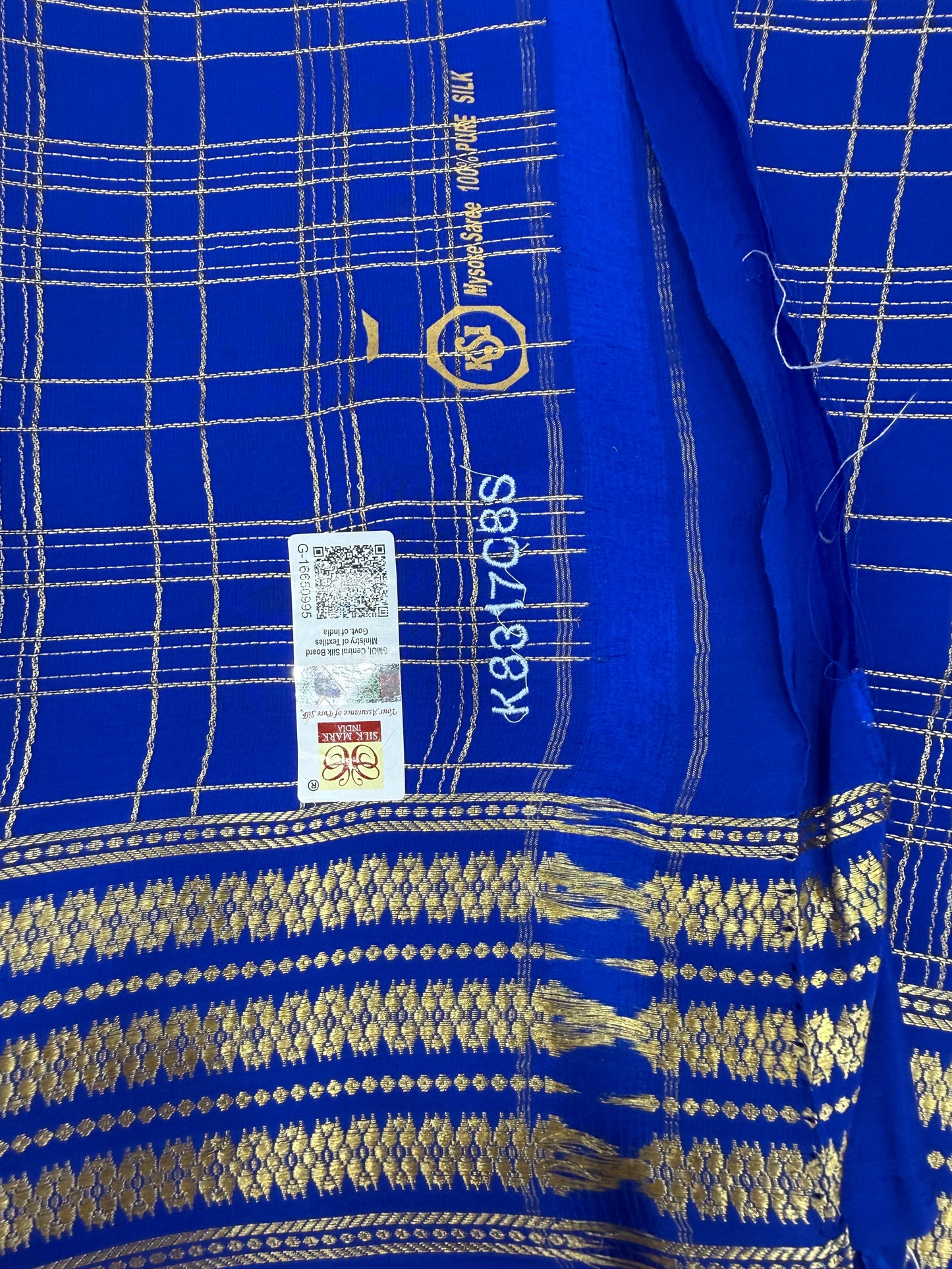 Pure zari Multi checks