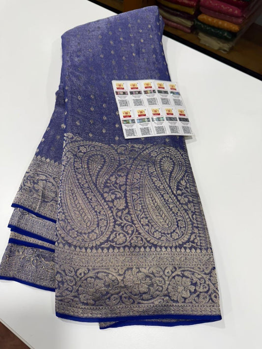 Tissue Brocade mysore silk sarees