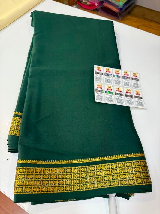 Mysore silk sarees self pattern
