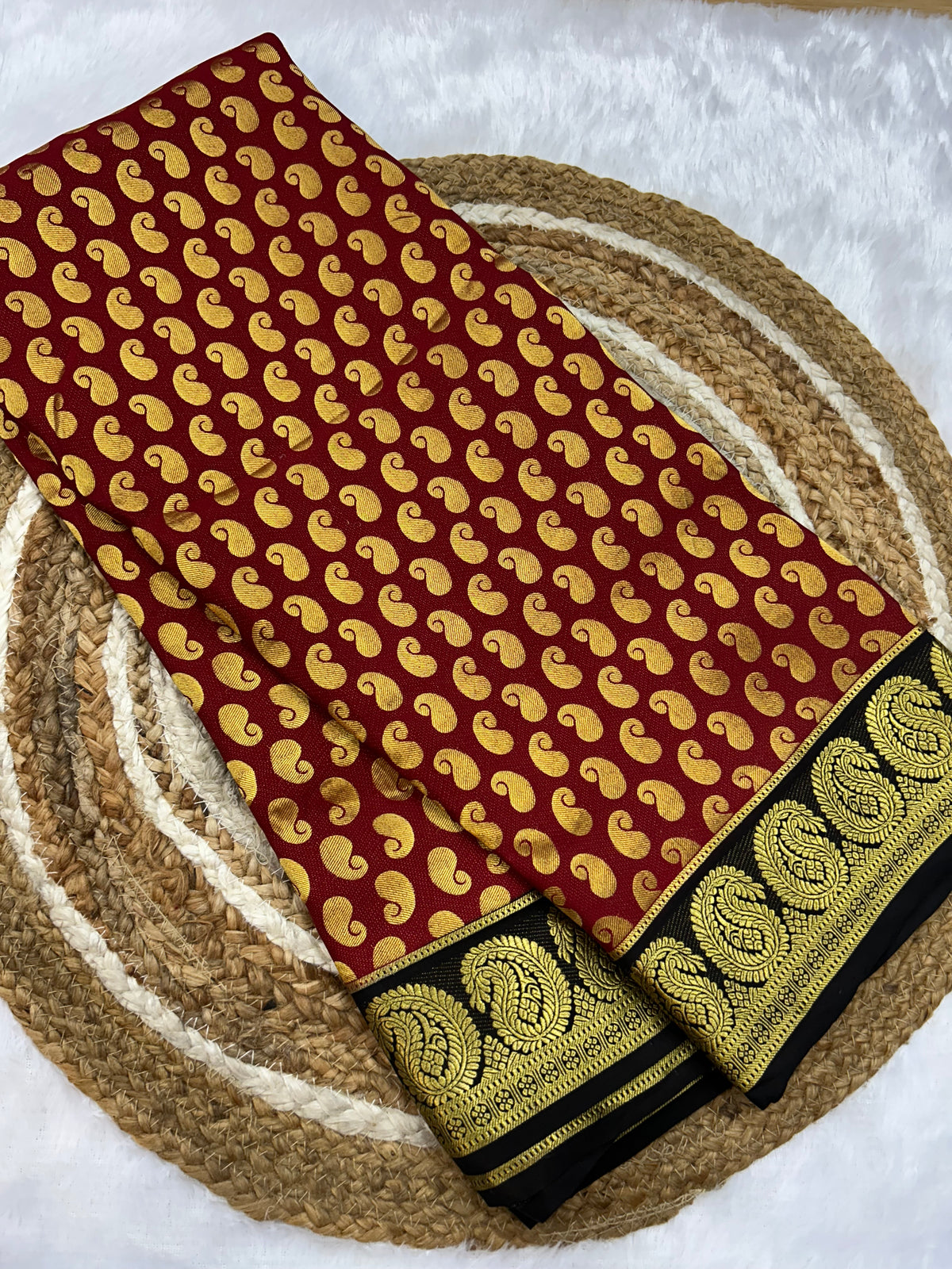 Mysore silk partly pallu