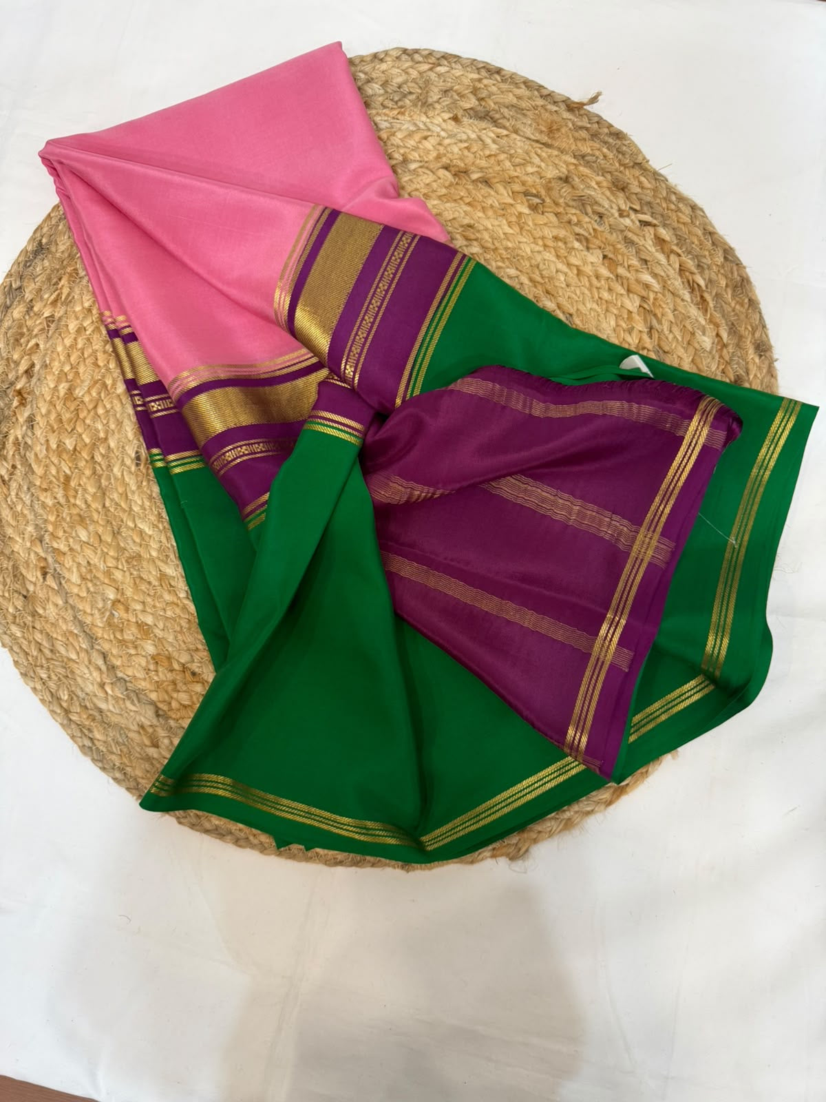 Mysore silk sarees 3D pattern