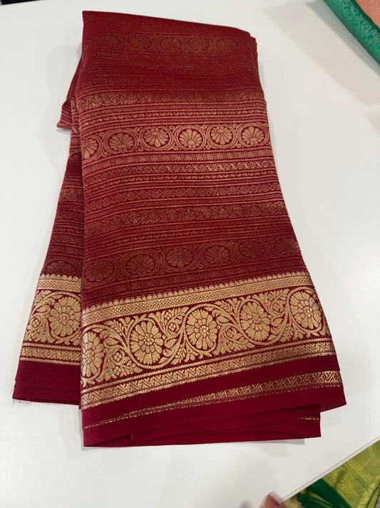 Brocade Mysore silk Saress