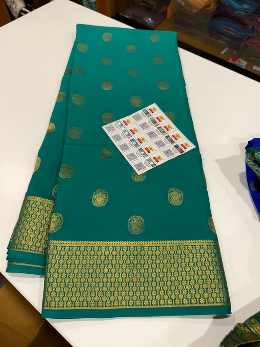 Traditional Mysore silk saree