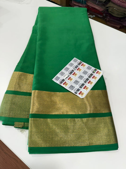 Kanchi border Mysore silk Saress