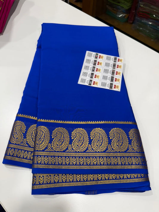 Mysore silk saree Mango border