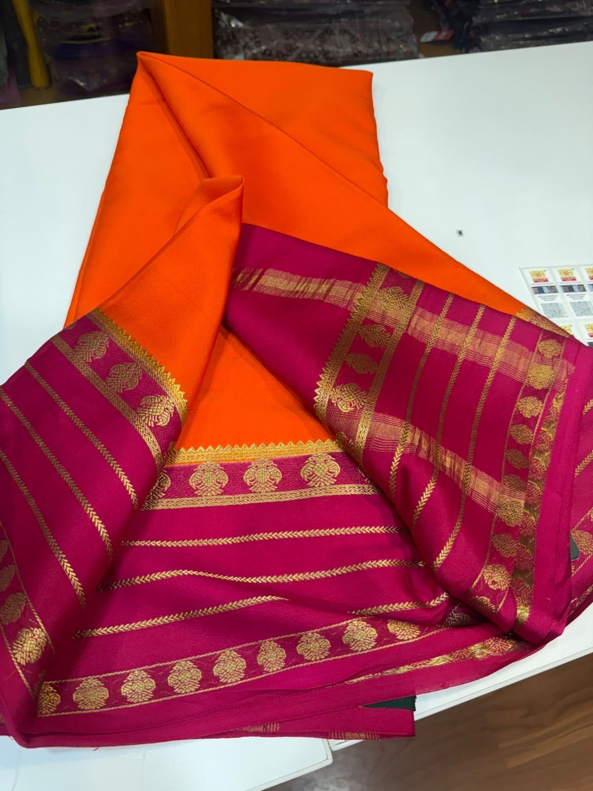 Mysore silk sarees 3D pattern