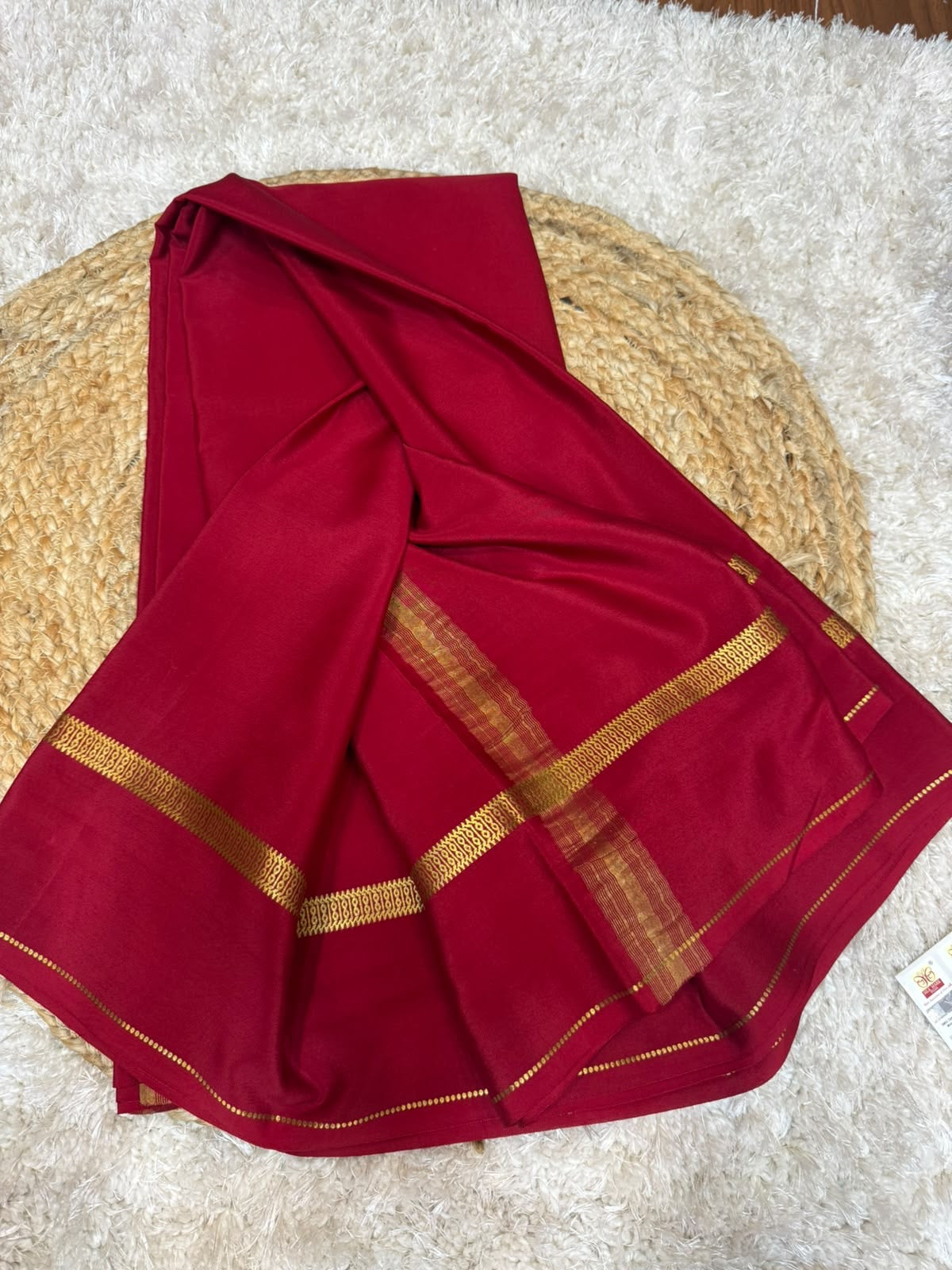 Mysore silk sarees self pattern