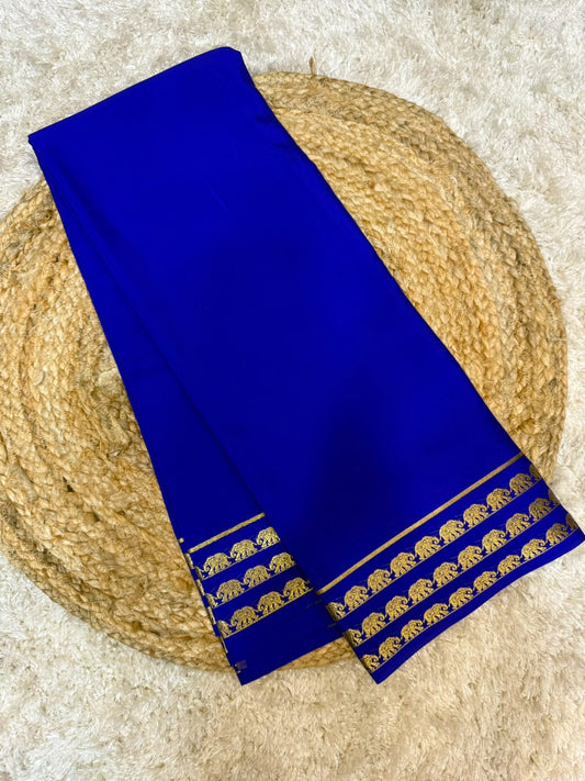 Mysore silk sarees self pattern