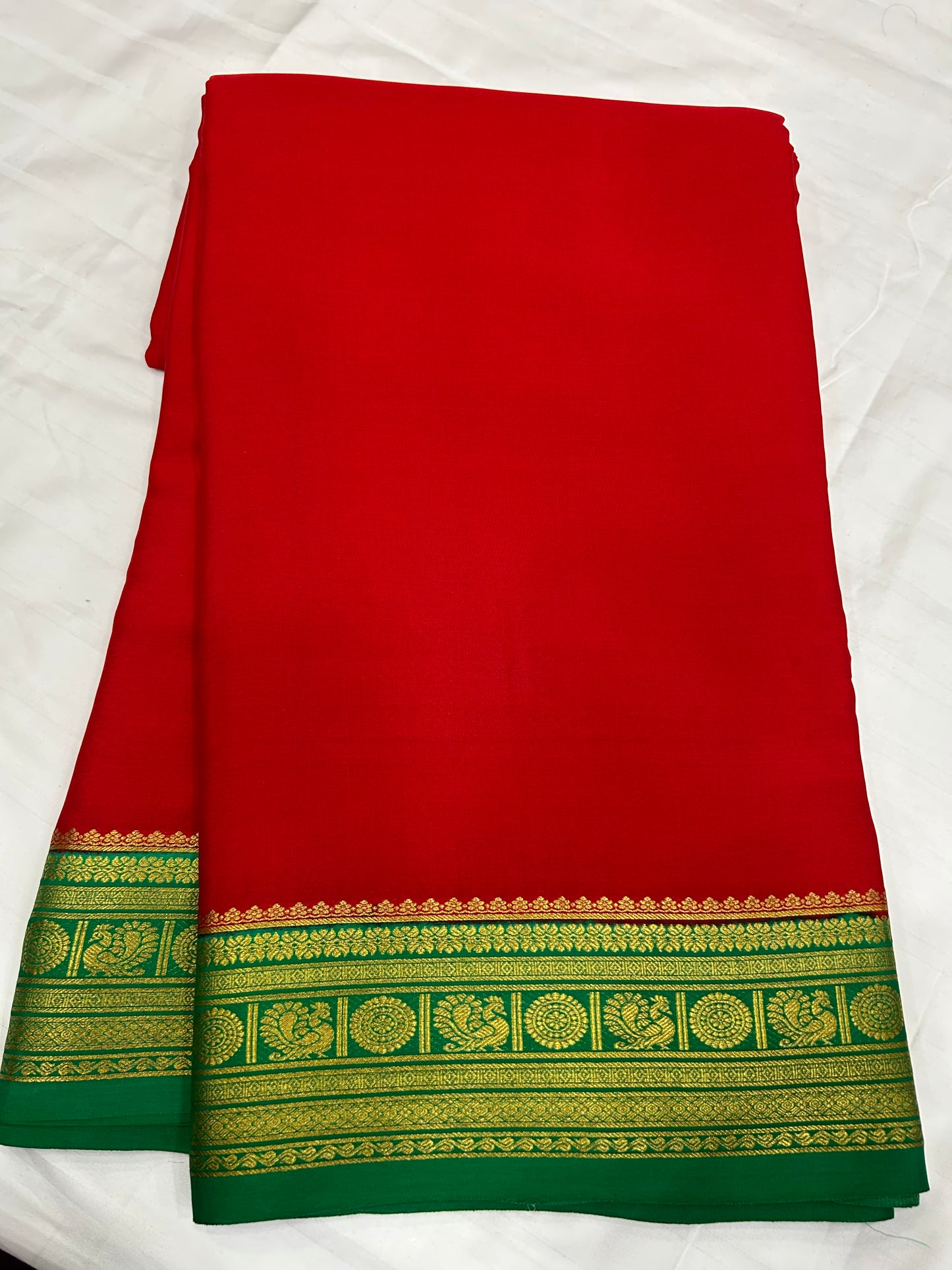 Contrast Mysore silk