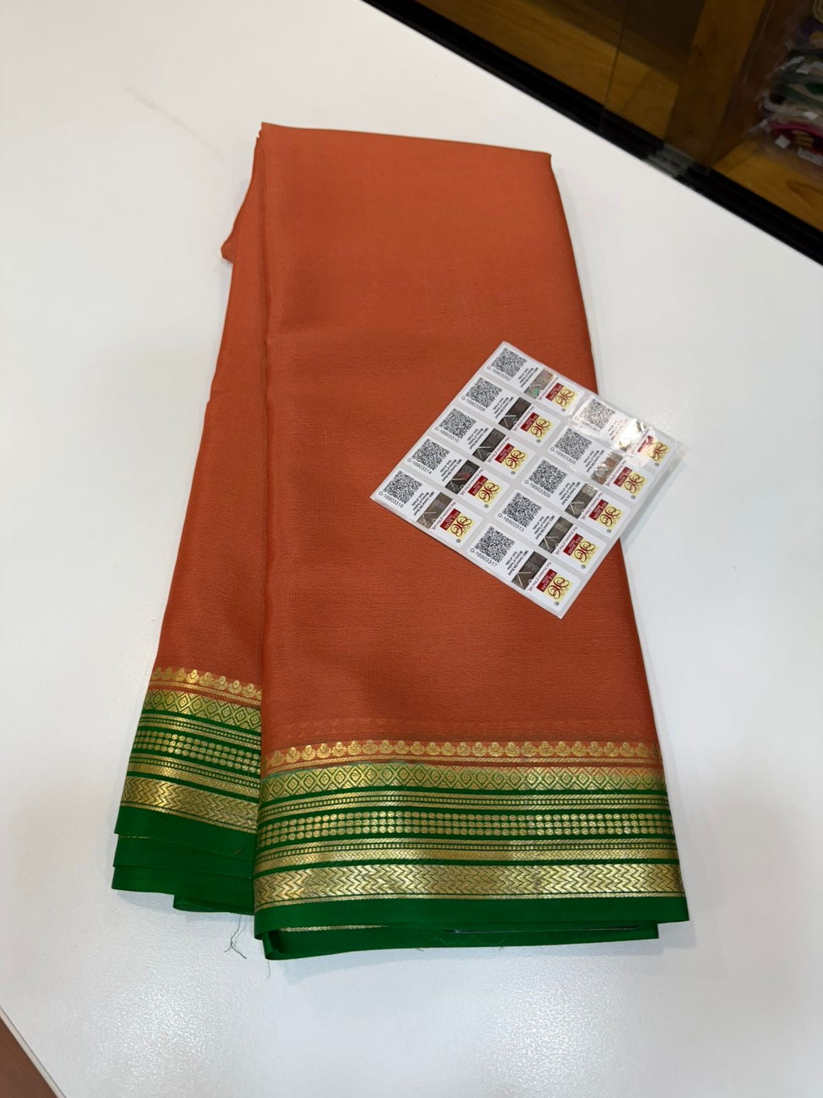 Mysore silk sarees light Pattern
