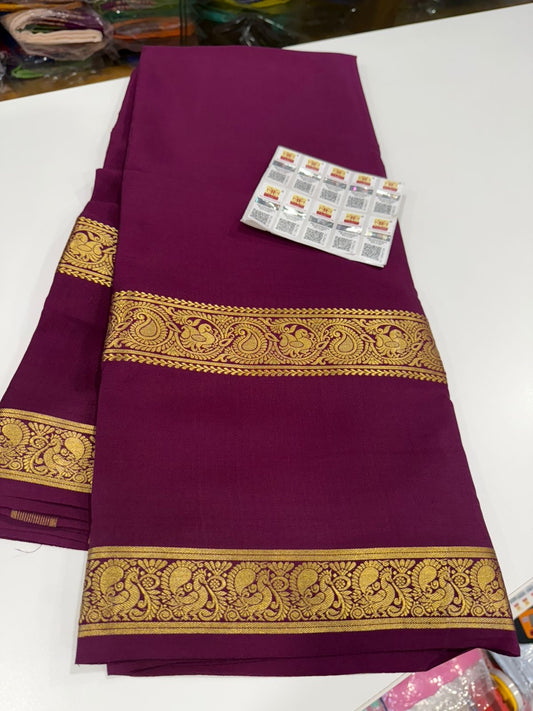 Exclusive pattern mysore silk sarees with elegant color combinations