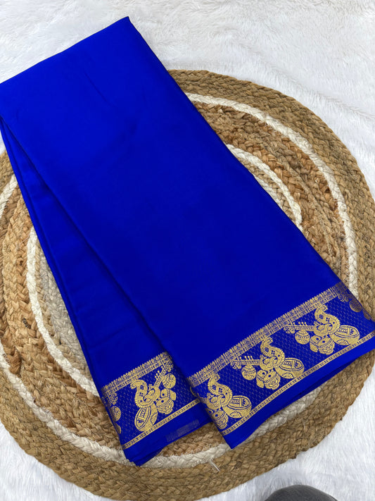 Mysore silk self border