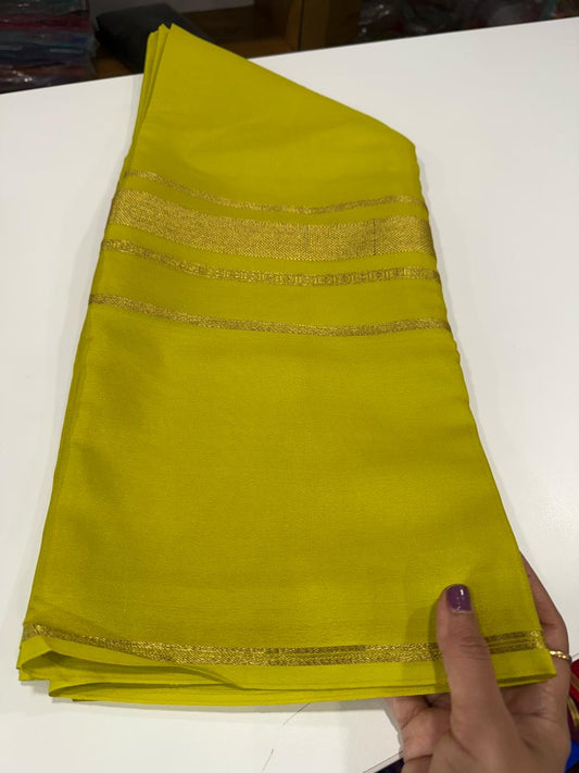 3D pattern mysore silk sarees with elegant color combinations