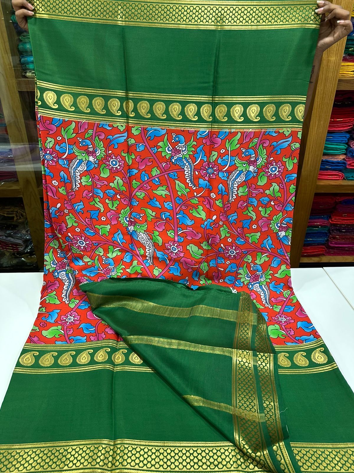 😍Digital print mysore silk sarees 😍
