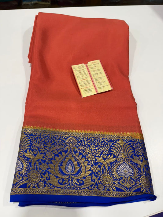 Exclusive pattern mysore silk sarees with elegant color