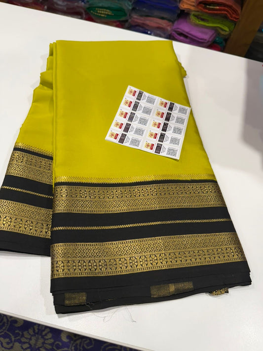 Bentex contrast Mysore silk sarees