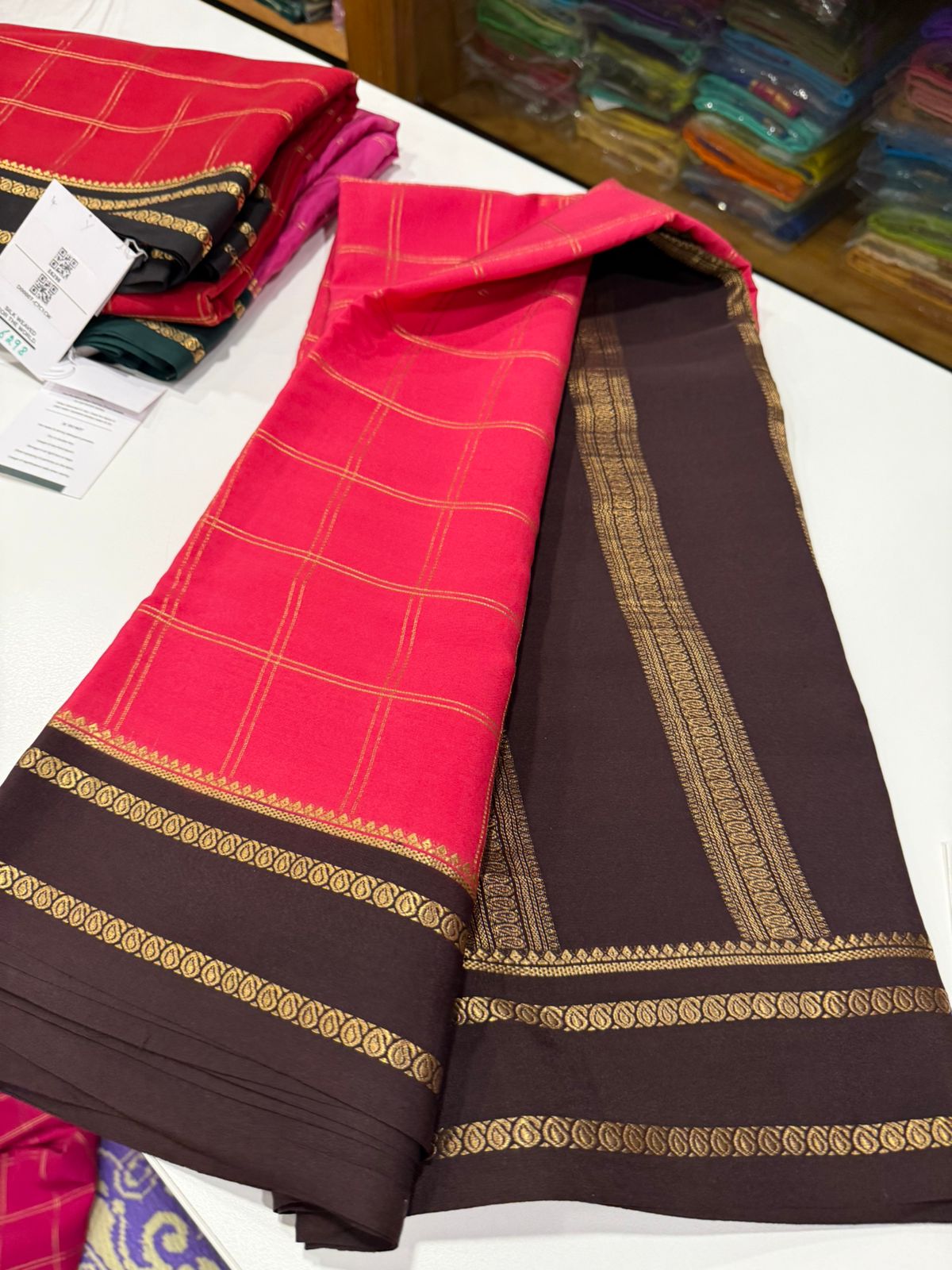 Pure Zari Mysore silk saree