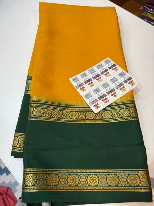 Mysore silk sarees Bentex pattern