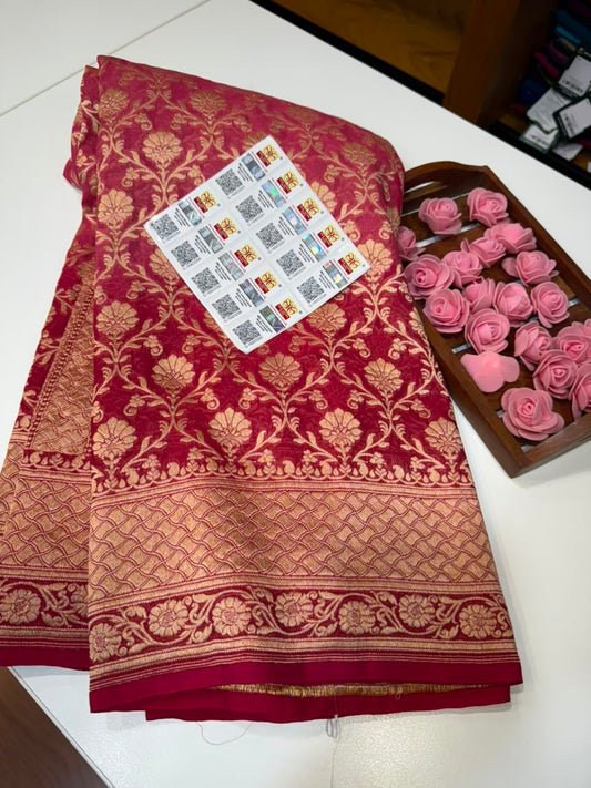 Khaddi Georgette sarees