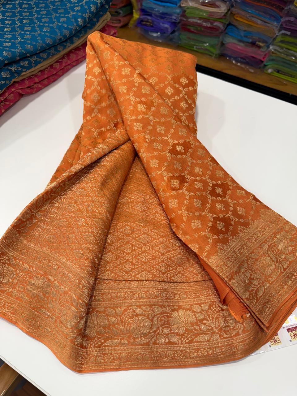 Mysore silk brocade sarees