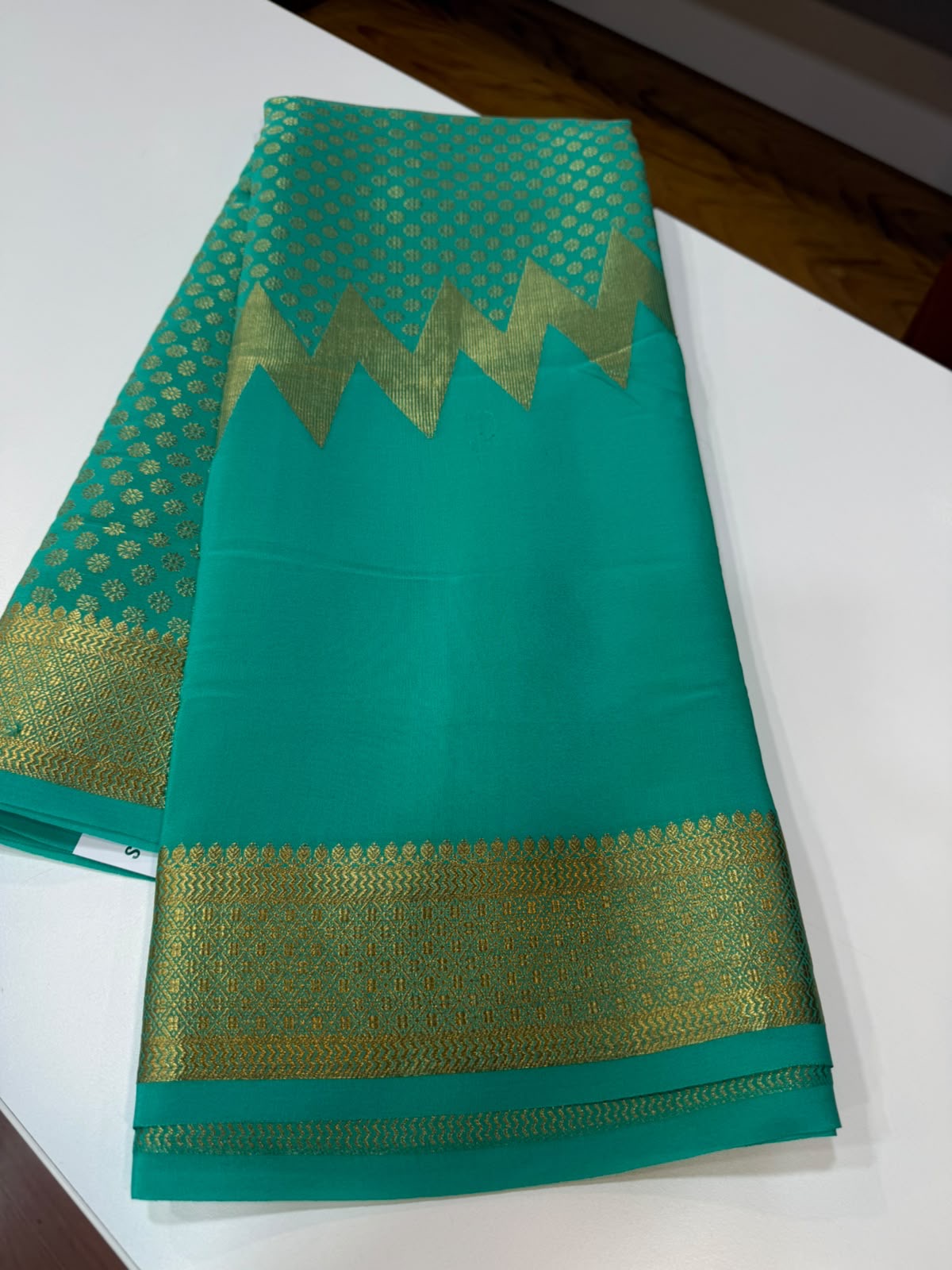 Mysore silk sarees self Butta pattern