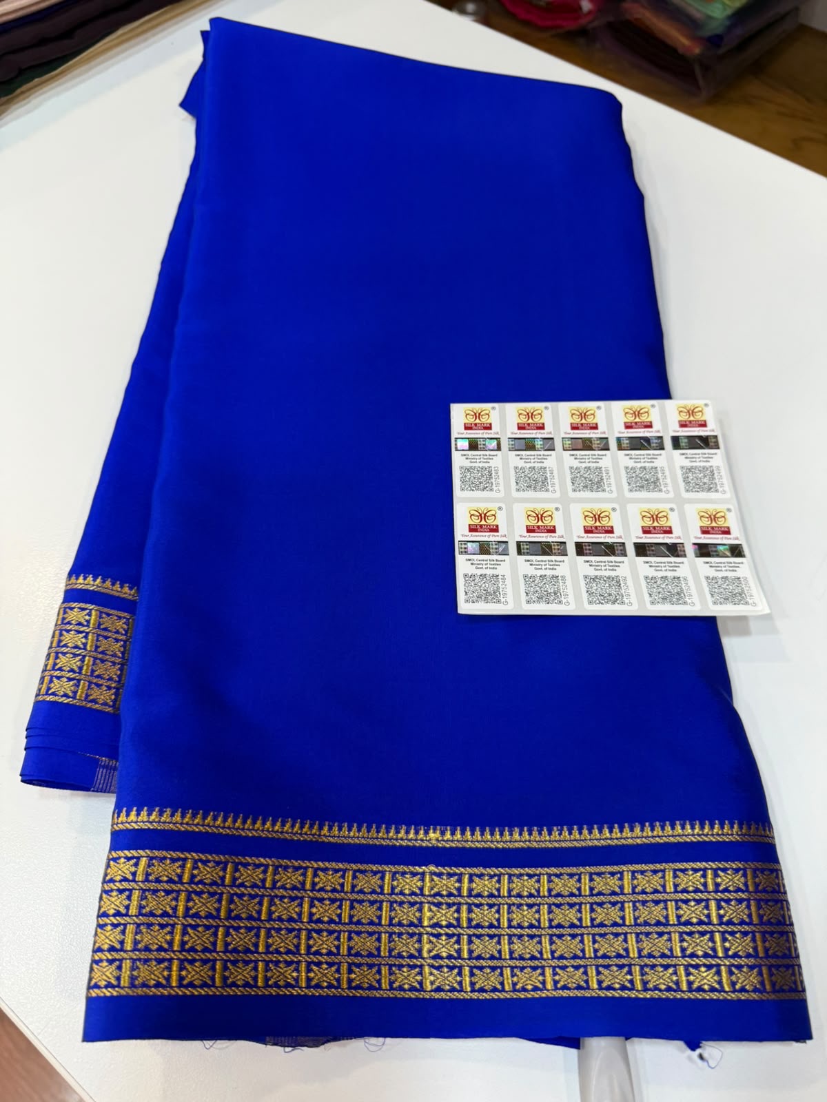 Mysore silk sarees self pattern