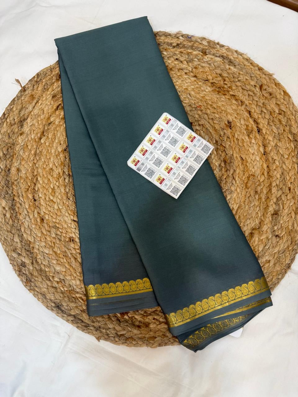 Mysore silk sarees light weight pattern