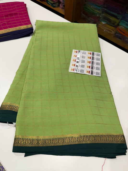 Pure Zari Mysore silk saree