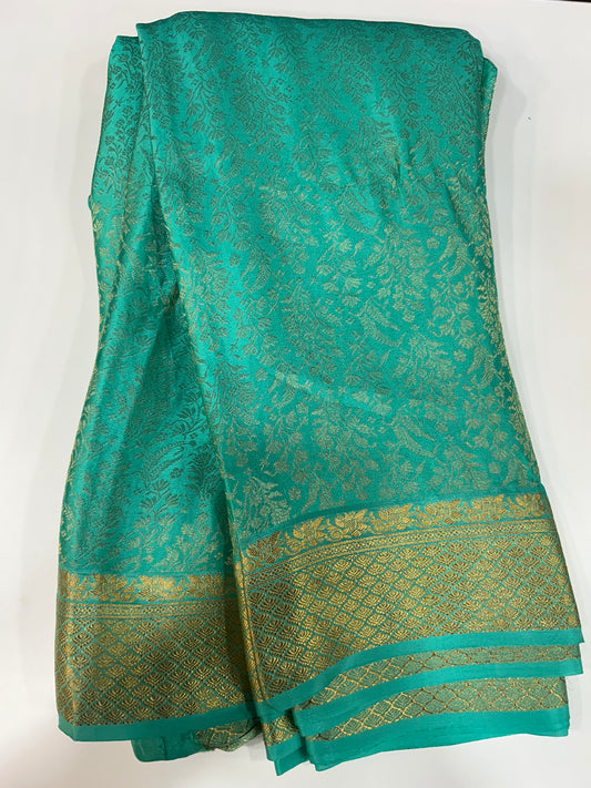 Brocade Mysore silk