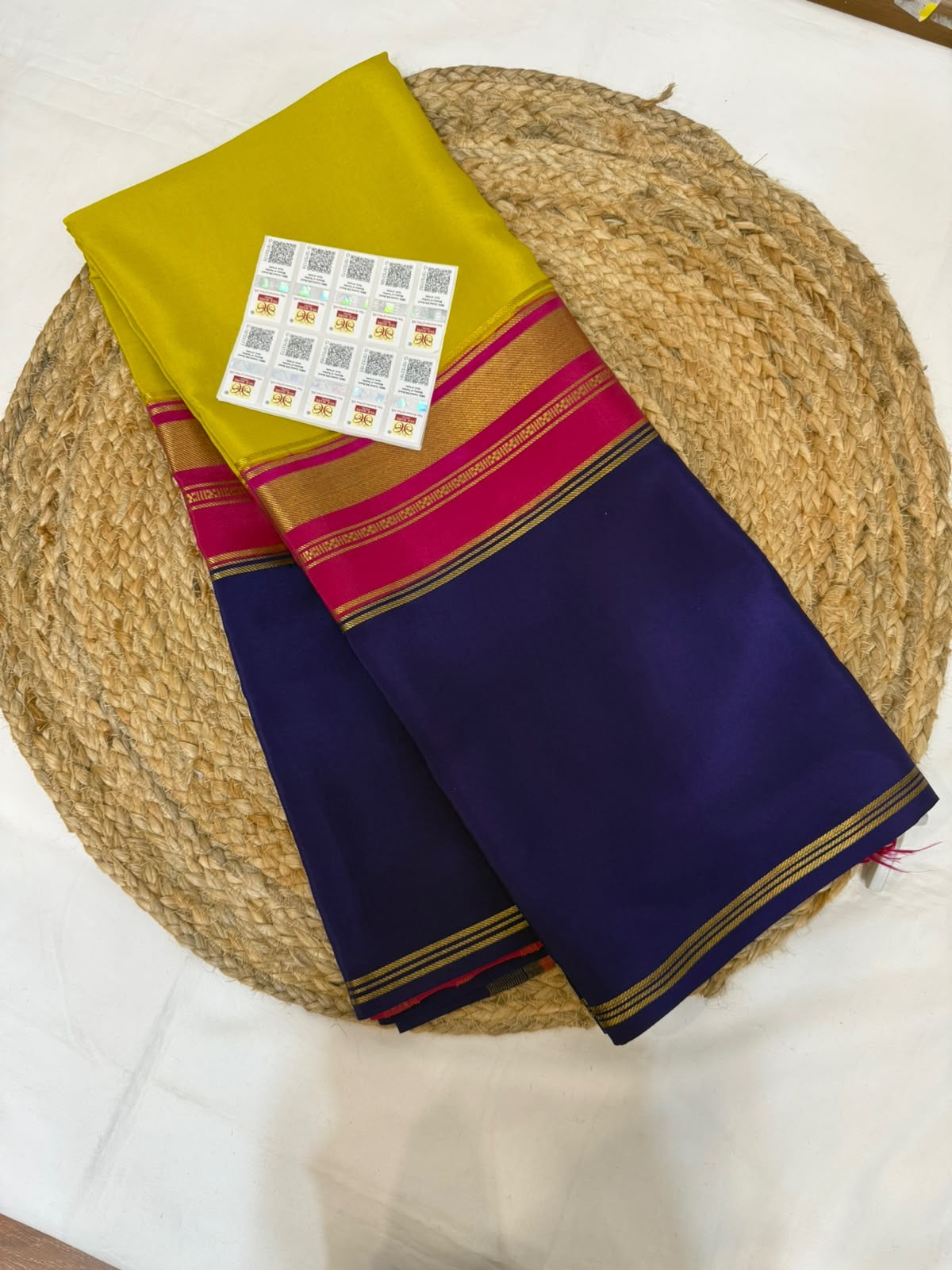 Mysore silk sarees 3D pattern