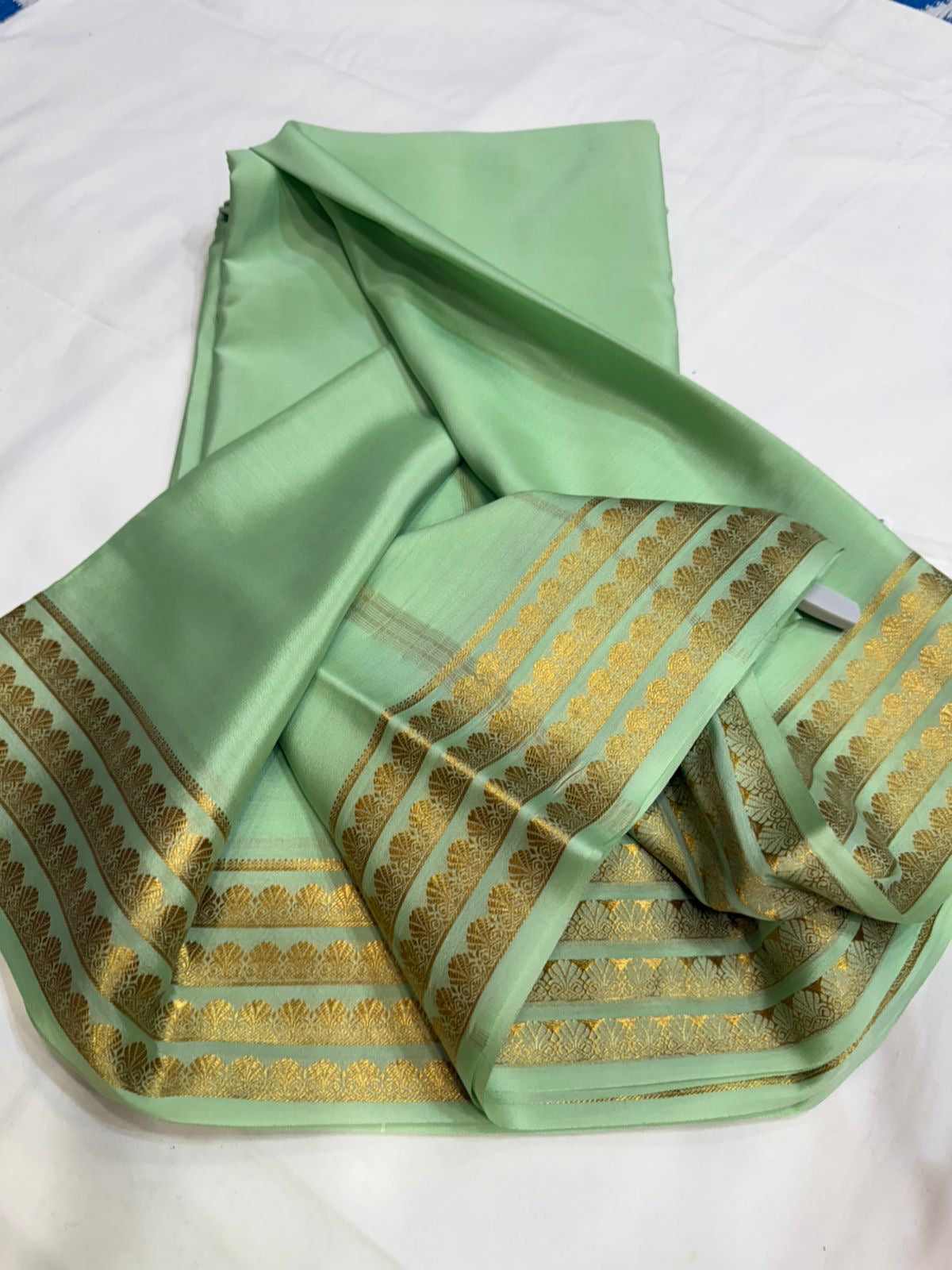 Mysore silk sarees self pattern