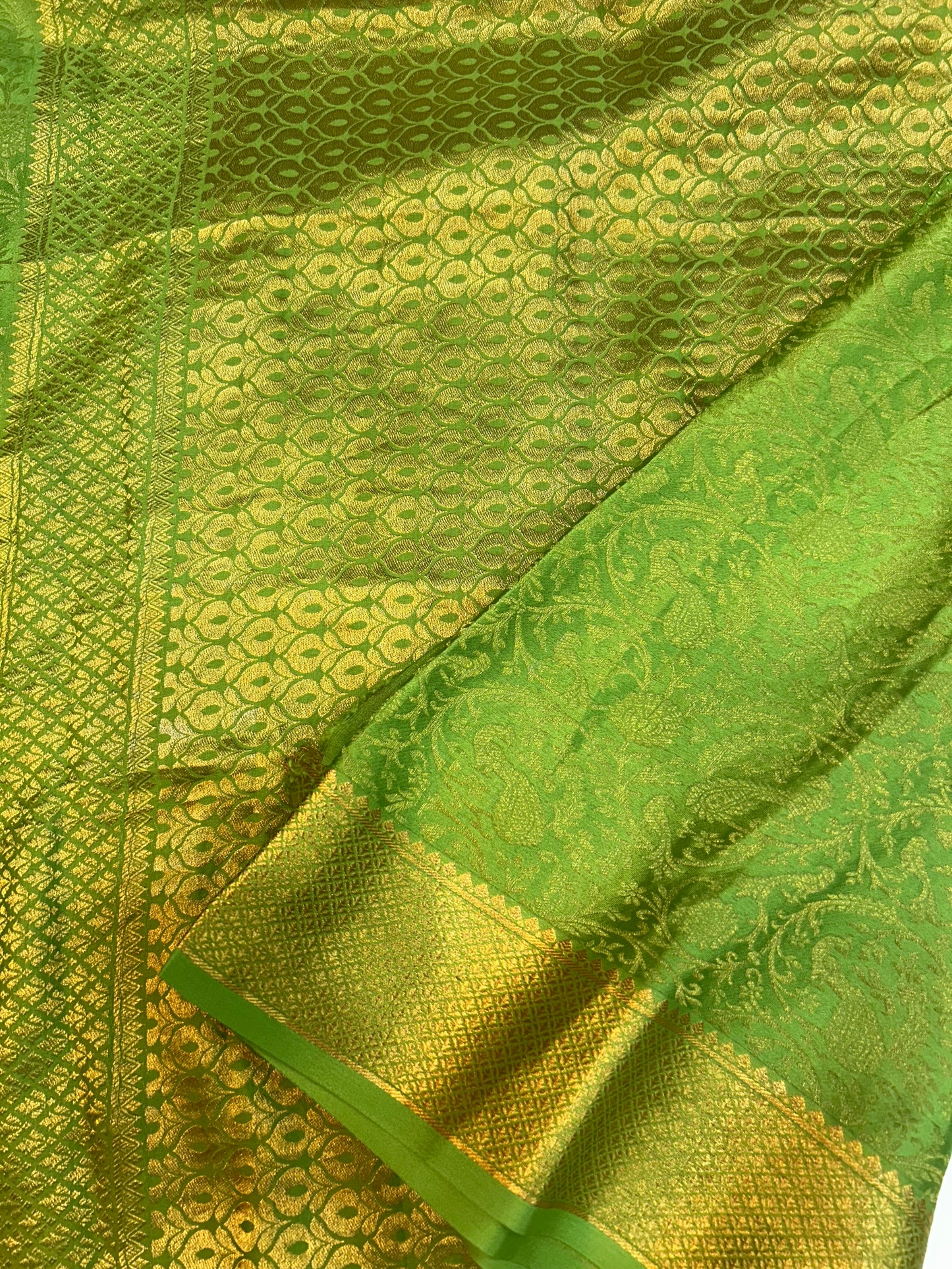 Brocade Mysore silk