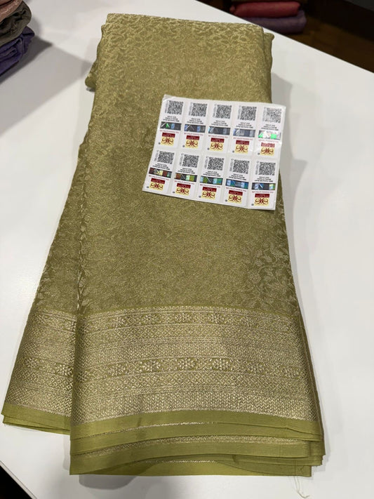 Tissue Brocade Mysore silk Sarees’s