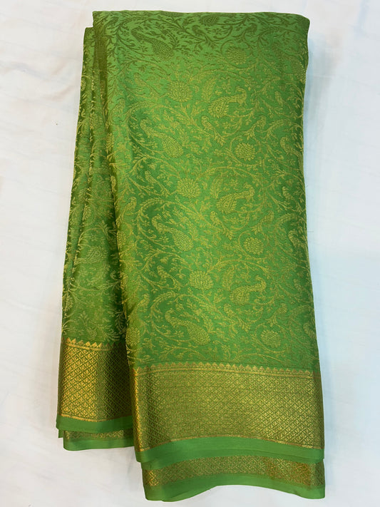 Brocade Mysore silk