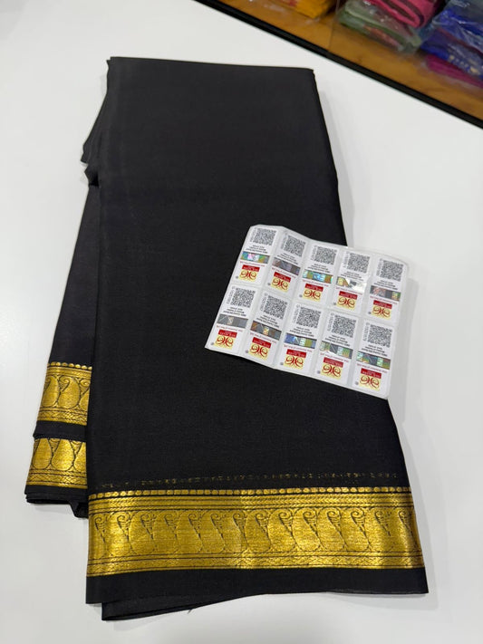 Mysore silk Saress self pattern
